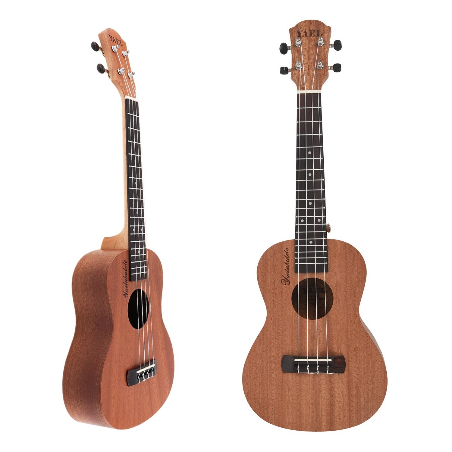 2X26 Inch/23 Inch Ukulele Akoestische Gitaar Sapele Hout Ukulele Hawaii 4 Snarige Gitaar: Default Title