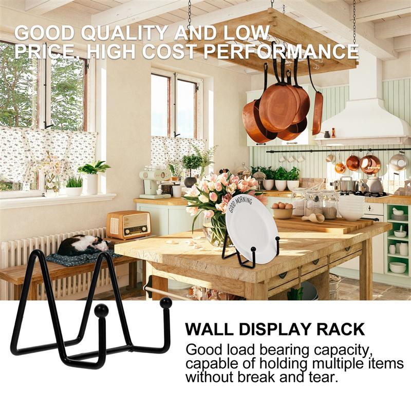 2Pcs Wall Display Rack Fine Nice Chic Safe Holder Artwork Rack Display Stand Stand