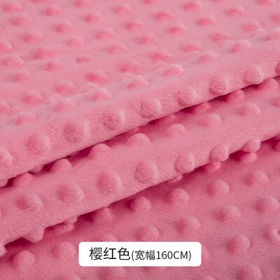 50x160cm Minky Fabric For Sewing 14 Colors Super Soft Eco-Friendly Polyester Minky Dot Plush Fabrics By The Meter: jlfz735