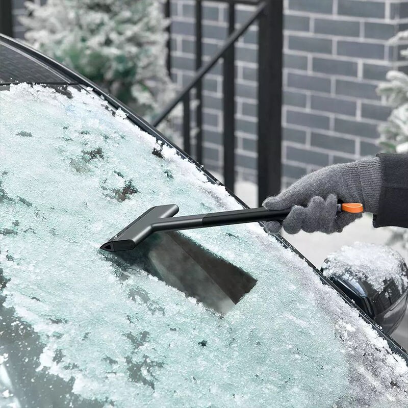 Youpin bil isskraber sne skraber glas sne hurtig isafbryder fjernelse tpu skrabeværktøj sne børste skovl dobbeltsidet brug