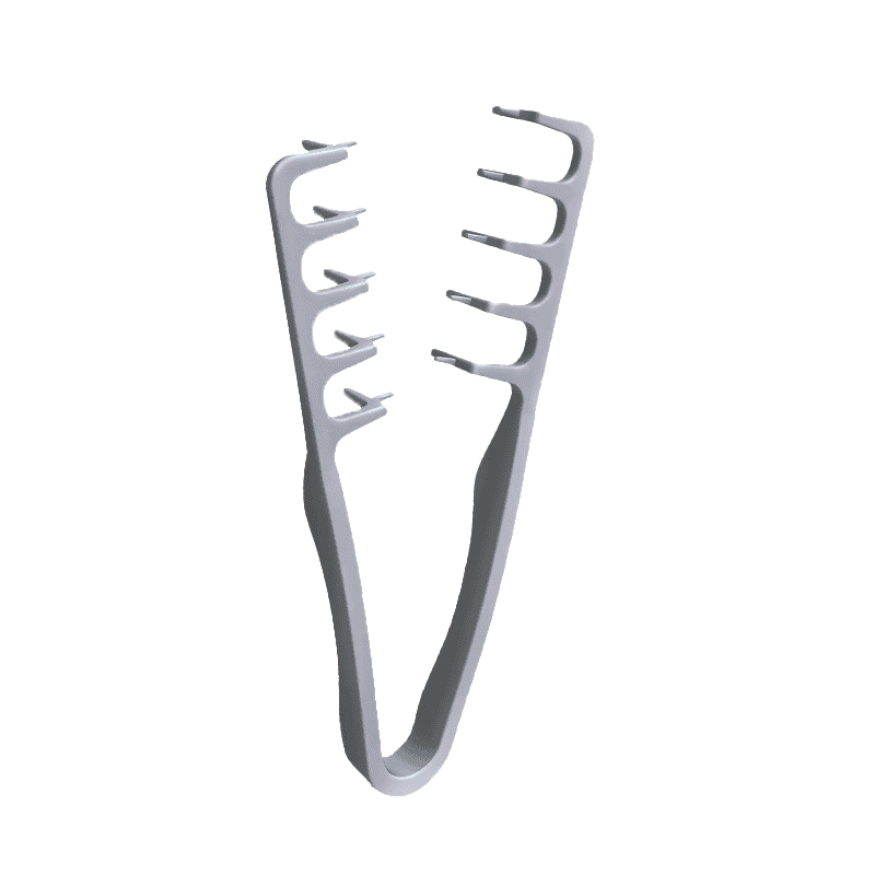 Volumizing Wide-Tooth Hair Styling Comb Curling Tools Fluffy Texture for Men Ideal for All Hair Types Hairstyling Tools: black