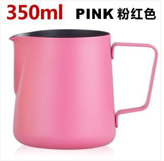350ml/12oz Teflon Nonstick coating Stainless Steel Milk Pitcher/Jug Milk Foaming Jug/Teflon for fancy coffee maker for barista
