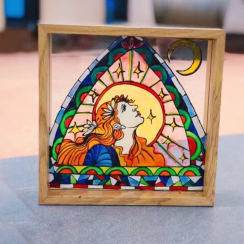 Conjunto de pintura acrílica de vidro profissional, 12 cores, 12ml, tubos de pintura de parede pintados à mão, pintura artista, pigmentos, desenho, tubos