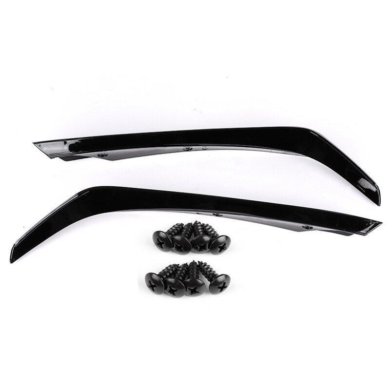 Front Lower Bumper Side Splitter Spoiler Canard for Mercedes Benz W176 A-Class A180 A200 A220 A250 AMG A45