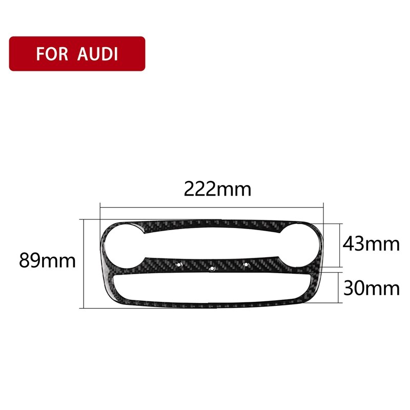 for General Car Interior Carbon Fiber Sticker Reading Light Sticker Decal