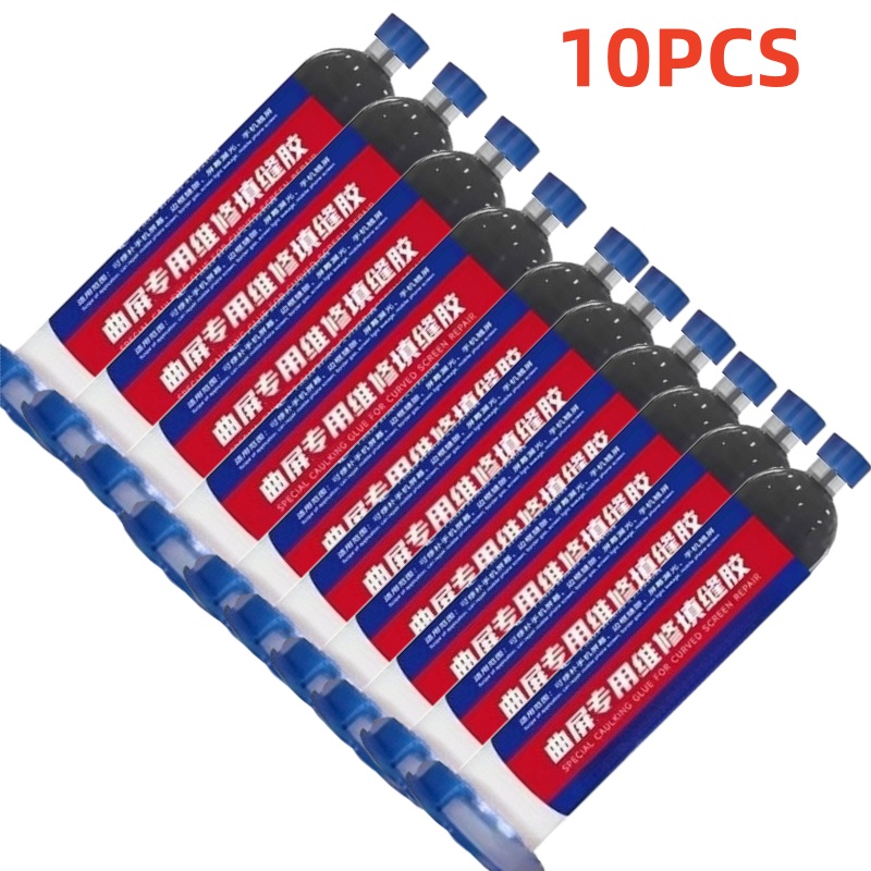 Colle de Réparation pour Téléphone - 10/30ML - Entretien Écran Courbé - Mastic Étanche - Application Plastique: Orange