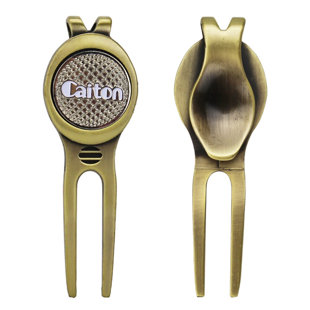 1 stk golf reparation værktøj golf divot reparation værktøj magnet med golf markør nøglering liner clips forsendelse