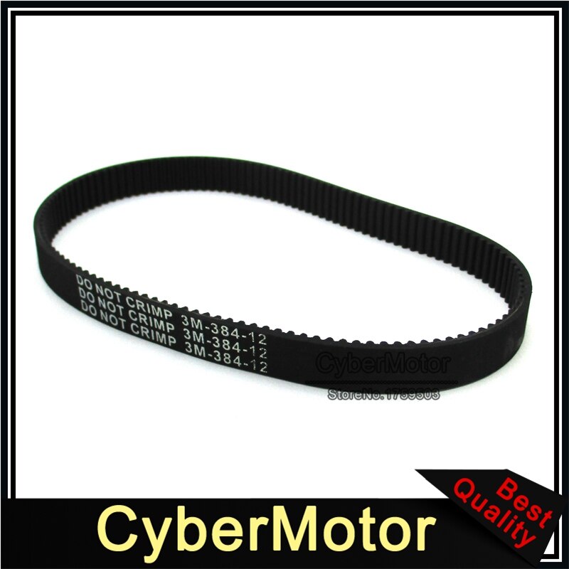 3M-384-12 Transfer Drive Belt For Electric E-Bike Scooter Pulse Charger City Skull