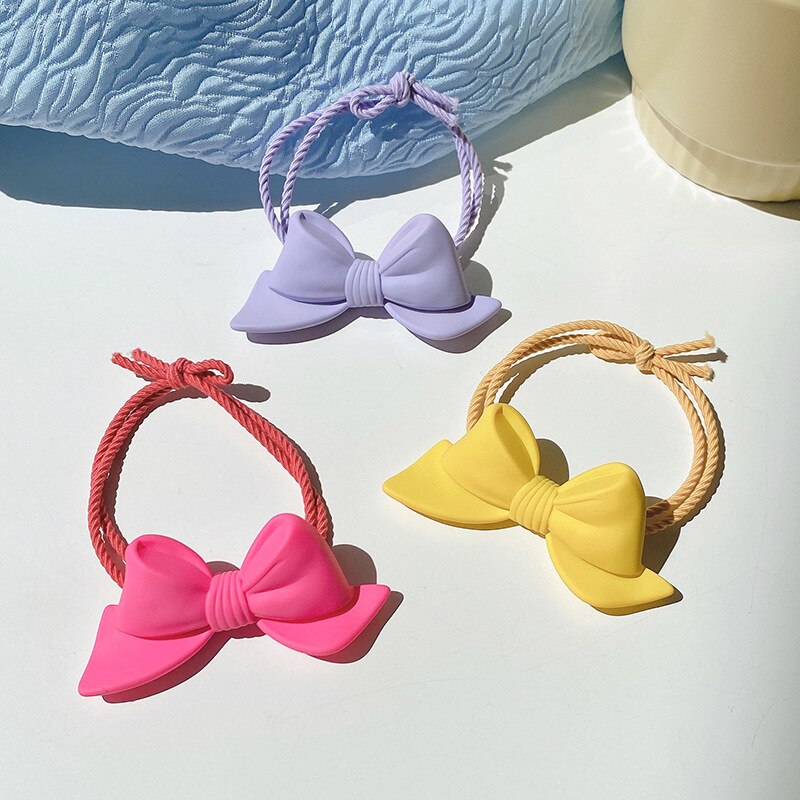 Trójwymiarowa słodka opaska gumka robić włosów cukierki kolor las prosta gumka głowa lina śliczne dziewczyny kucyk stroik