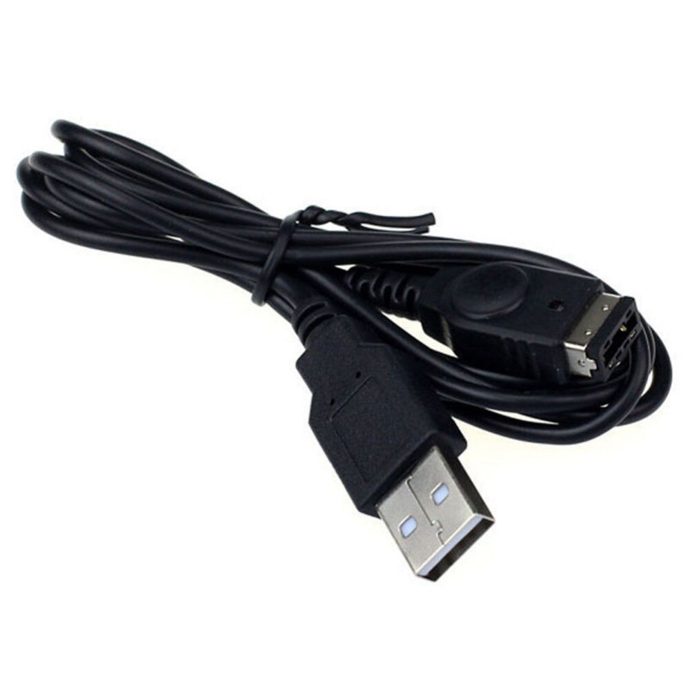 1pc 1.2m svart usb-laddningskabel laddare för/sp/gba/gameboy/nintendo/ds/for nds