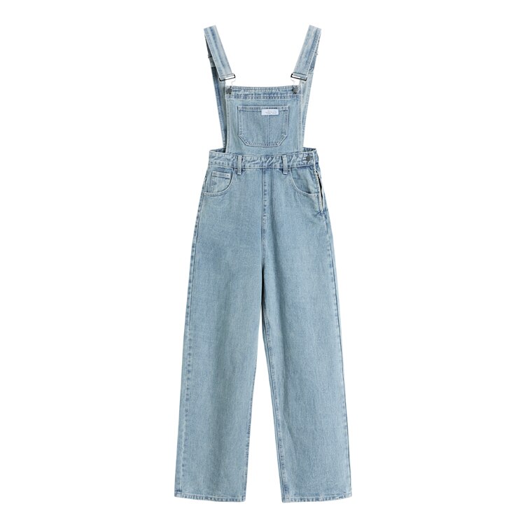 Summer Jeans Denim Jumpsuits Women Playsuits Chic Vintage Overalls Trendy Casual Rompers Loose Bottom Female Jeans: XL