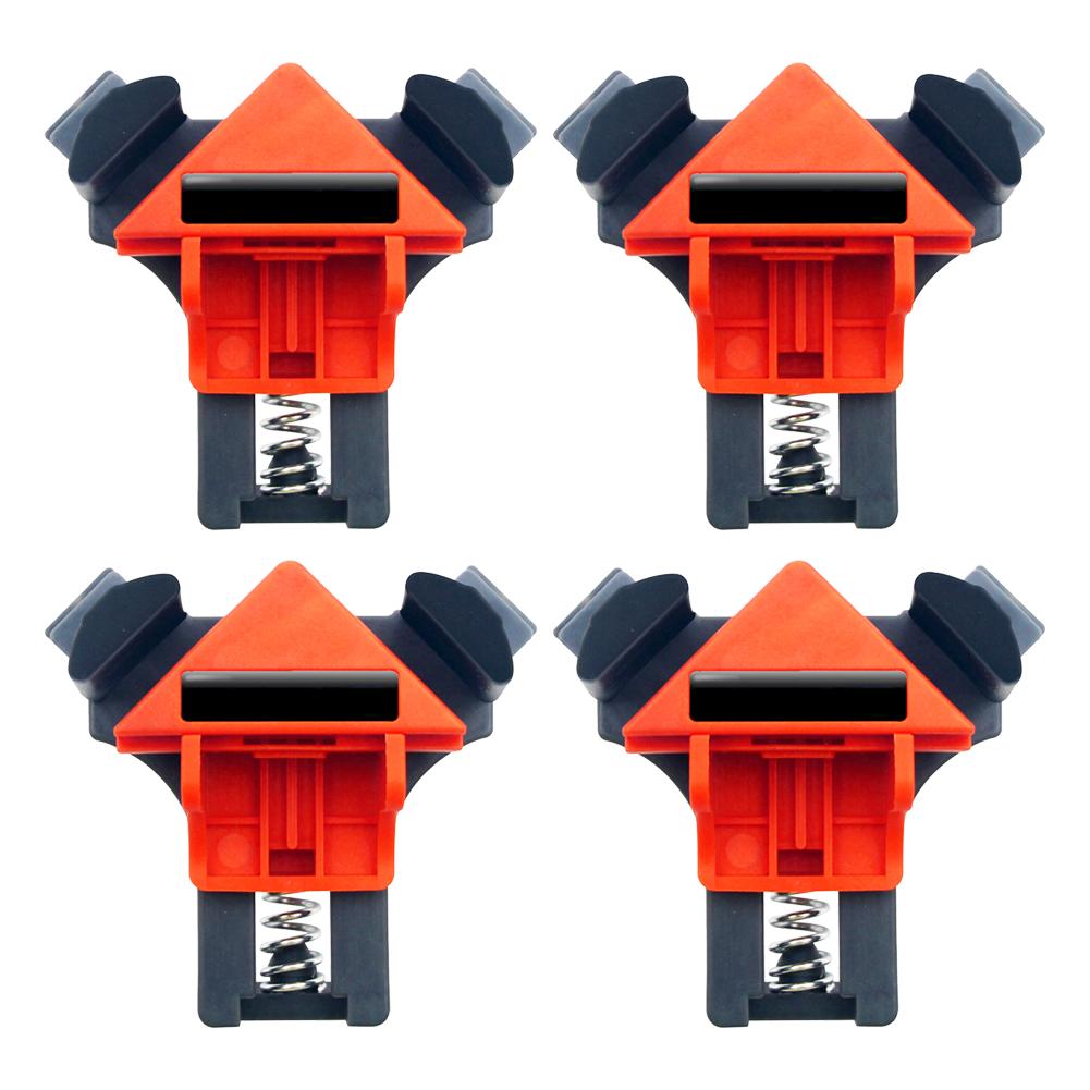 Woodworking Multifunction Angle Clamp Fixer 4pcs For Furniture Repair Connection Wooden DIY Project Woodworkig Corner Clip Fixer