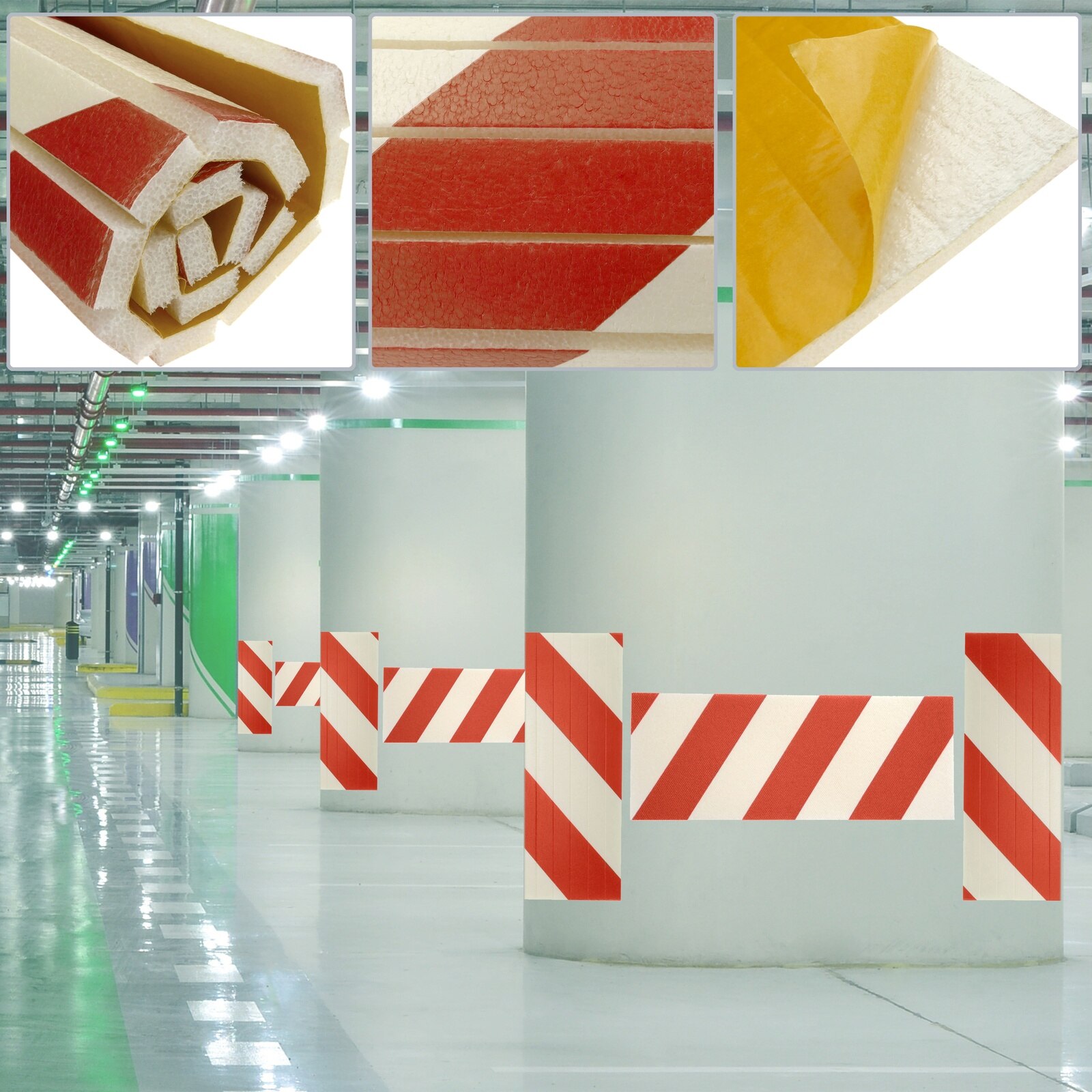 PrimeMatik-scratch Protector on car parks for walls, columns and corners 30x20 cm