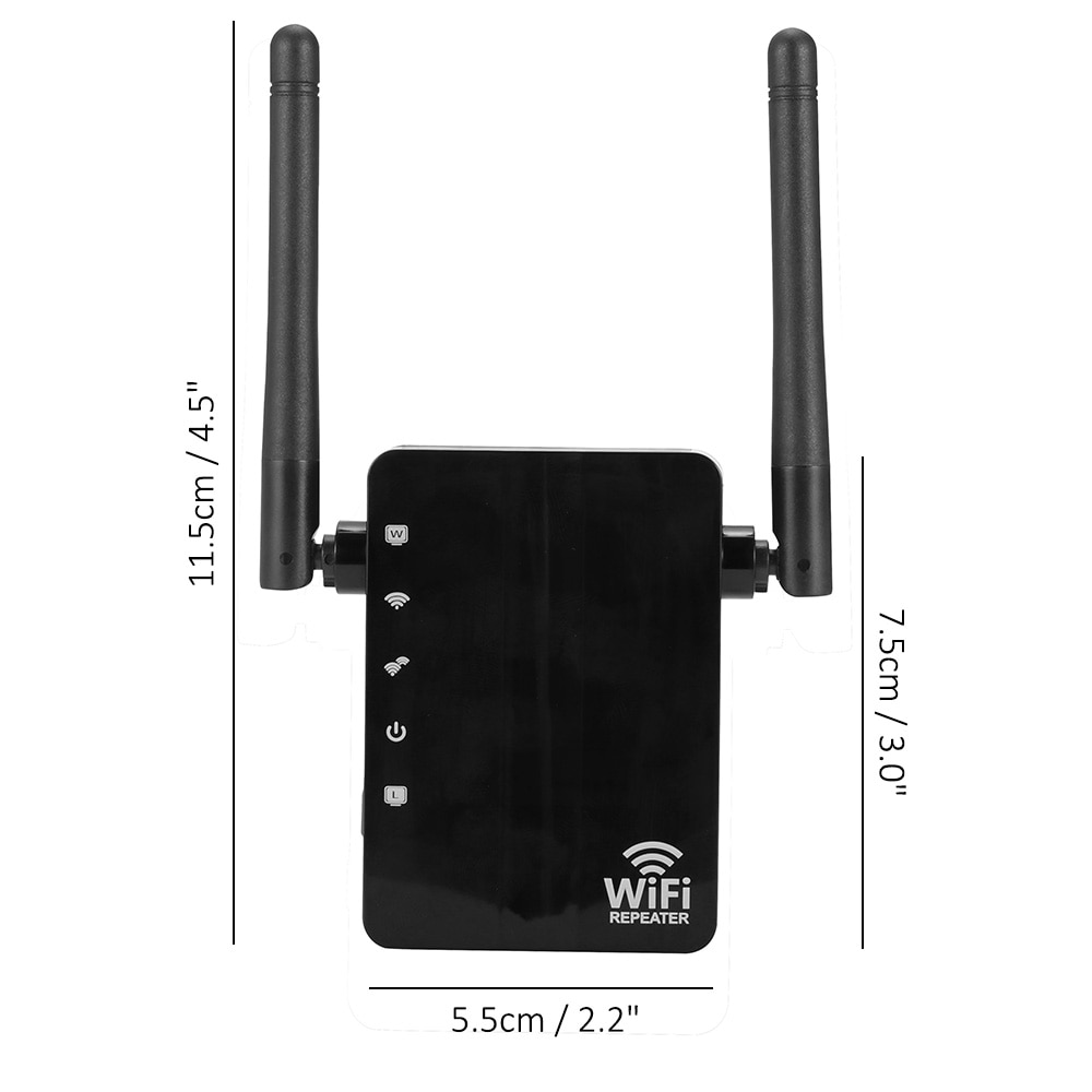 Wi-Fi Range Extender WiFi Wireless Repeater 300Mbps Signal Amplifier 802.11N/B/G Dual Antenna Booster Repetidor Wifi Reapeter