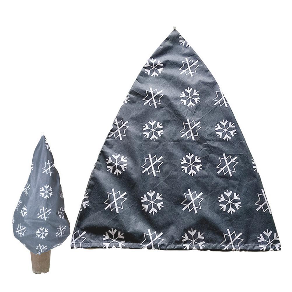 Non-woven Christmas Tree Protective Cover Christmas Gardening Decorations Winter Plants Cold And Insect-proof Tree Cover