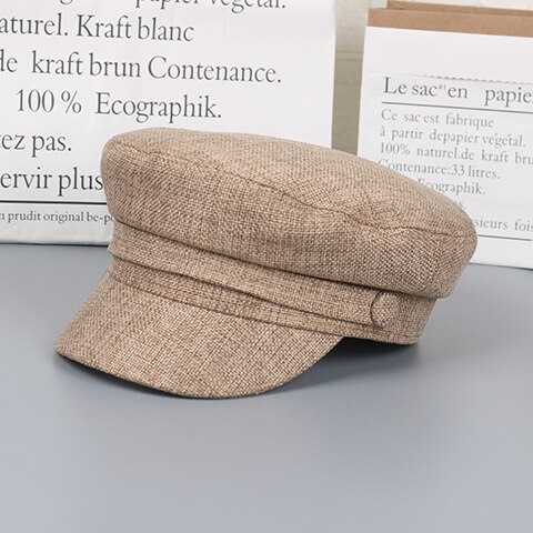 Retro Casual Cotton Berets for Women Man Summer Sunshine Octagonal Hat Peaked Cap Korean Casual Student Beret Vintage Unisex