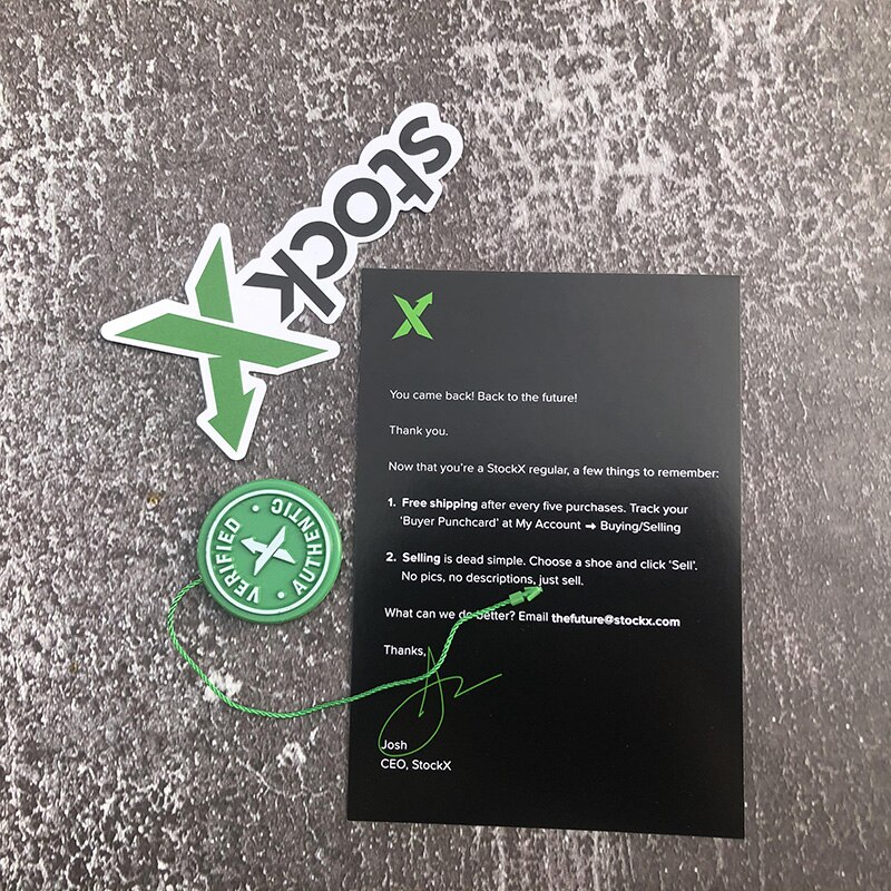 5sets Lot StockX Tag Green Circular Tag Rcode Stickers Flyer Plastic Shoe Buckle Verified X Authentic Tag