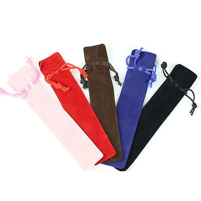 5 uds. Fuente/bolígrafo funda cartuchera estuche para lápices con cuerda
