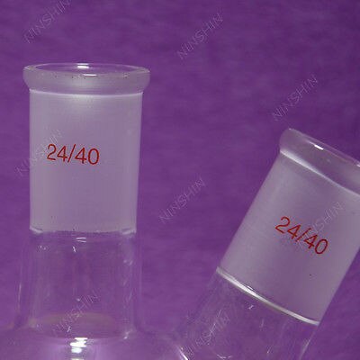 250ML Two Neck Round Bottom Flask,heavy Wall,24/40 Joint,lab Glassware Flask