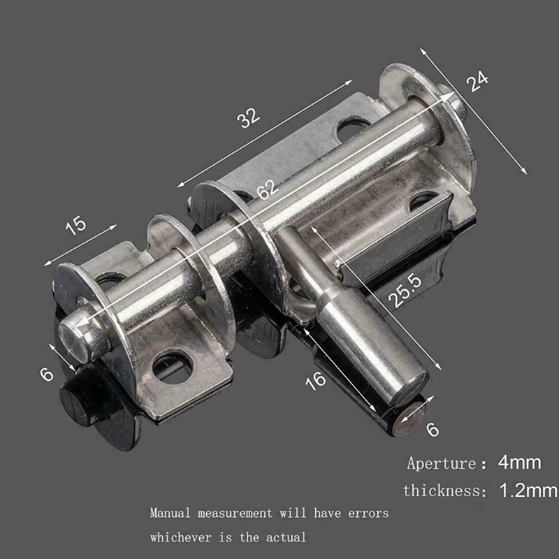 Stainless Steel Door Latch Durable Wooden Door Latch Lock Garden Gate Shed Sliding Door Bolt Hasp Safety Home Hardware