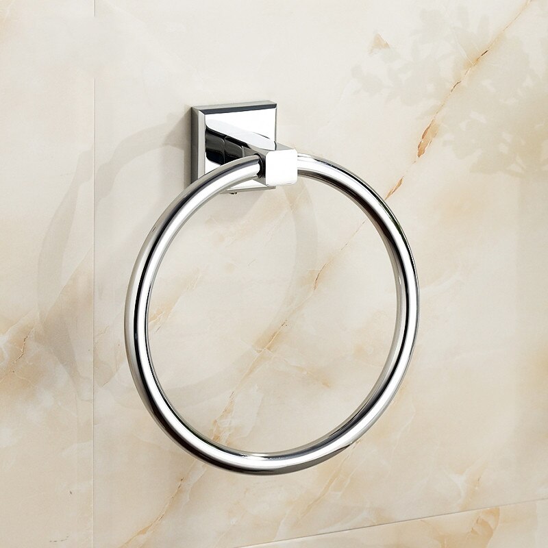 Handdoekenrek Ring Gratis Geperforeerde Ring Handdoek Handdoek Nordic Creatieve Golden Badkamer Handdoek Ring Ring Gold Dyuihr: S007