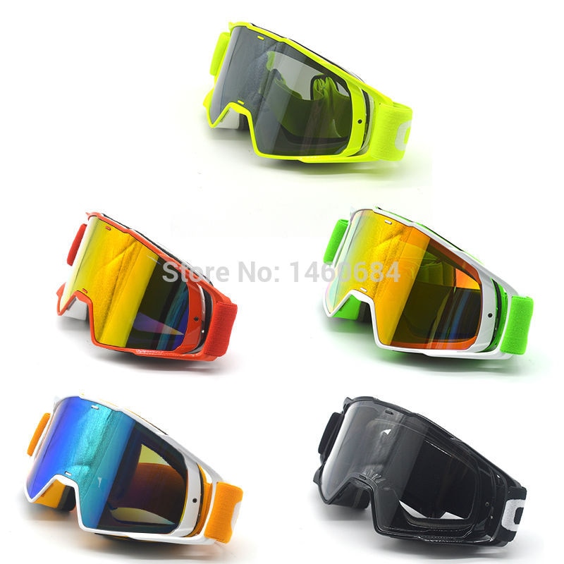 Goggle Getinte UV Streep Motorbril Motocross Bike Cross Country Flexibele Goggles Sneeuw Ski Lunette