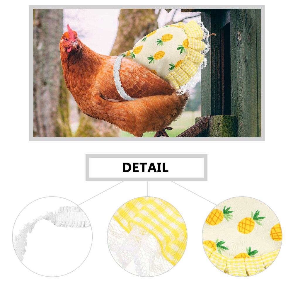 Chicken Feather Protection Back Wing Protector Cloth Hen Chicken Saddle Apron