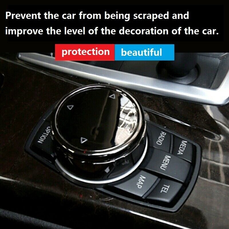 passen Für BMW F10 F20 F30 IDrive Auto Multimedia groß Knopf Abdeckung Geschmack trimmen Kontrolle Auto Zubehör Innen Teile Auto produkte