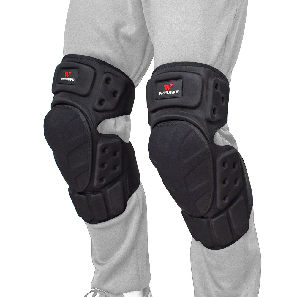 Wosawe Motorfiets Armor Vest Kniebeschermers Elleboogbeschermers Beschermende Gear Set Motocross Racing Off-Road Elleboog Pads Schaatsen Bescherming: Free Size BC332-HX / S