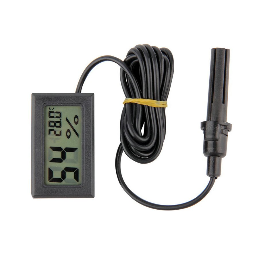 Mini Probe LCD Digital Thermometer Hygrometer Temperature Humidity Meter Digital Display