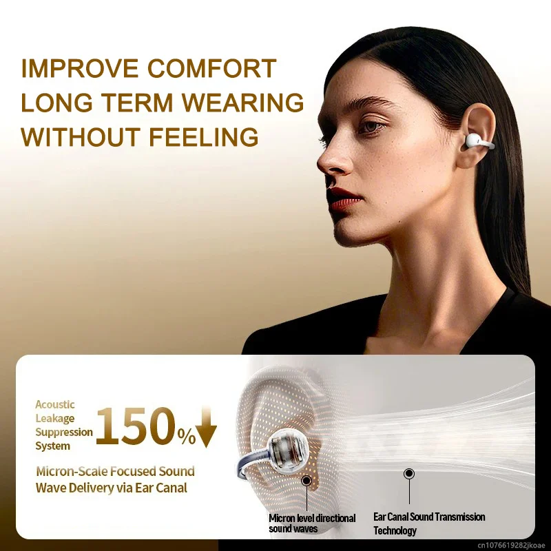 Original M11 Ear Clip Earphones OWS Wireless Bluetooth Headphones ENC Noise Cancelling Headset HiFi Stereo Sports Open Earbuds