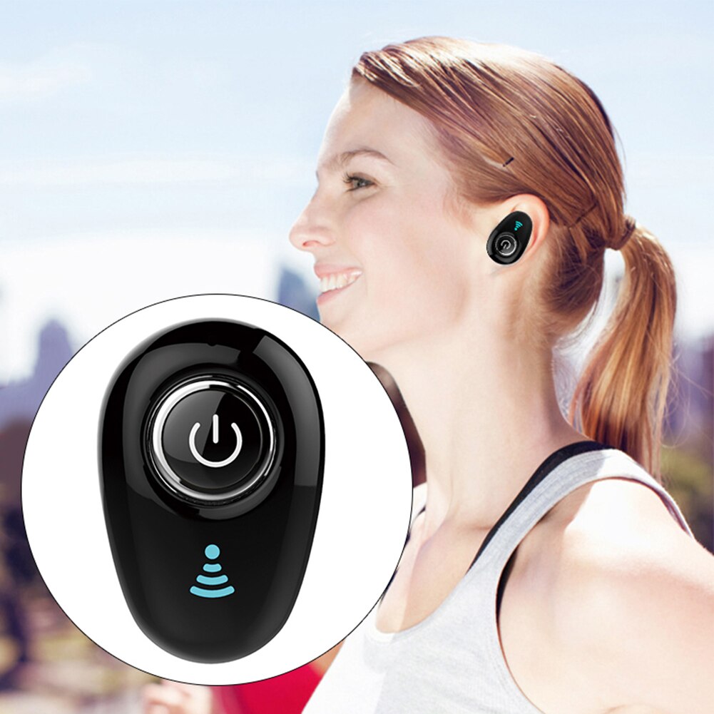 Single Sport Bluetooth 4.1 Earphone S650 Wireless Handsfree Earphone In Ear Mini Earbuds with Mic Headset for Android Ios PC