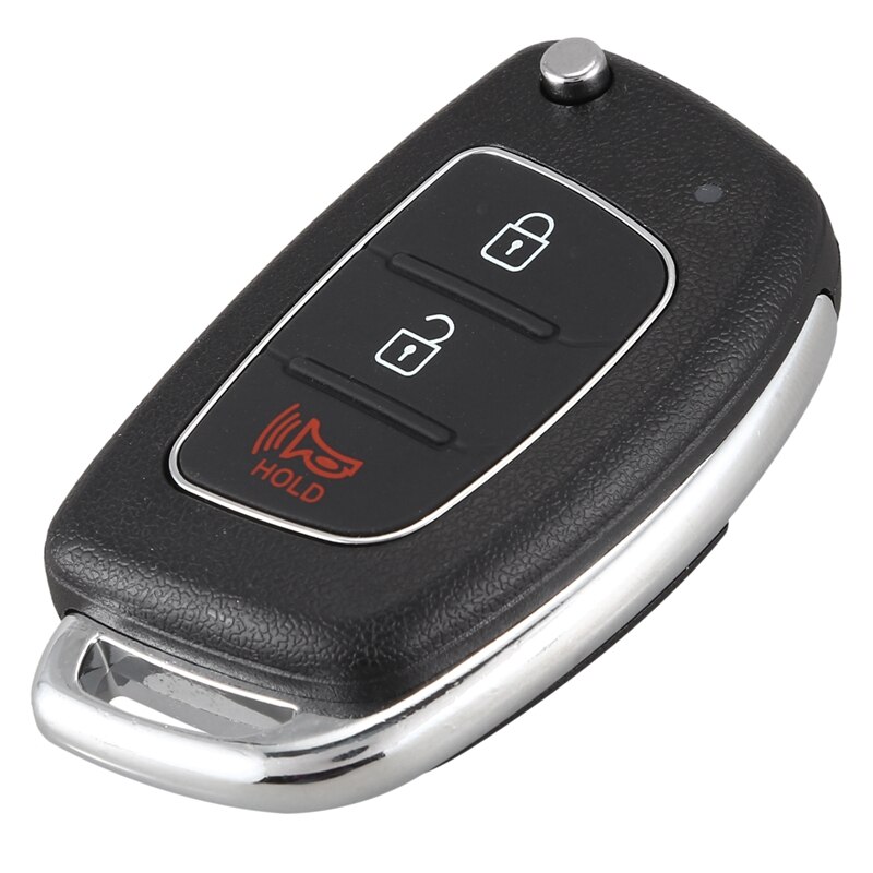 3 Buttons Flip Folding Remote Key Fob Shell Case For Mistra Hyundai Hb20 Santa Fe Ix35 Ix45 Accent I40