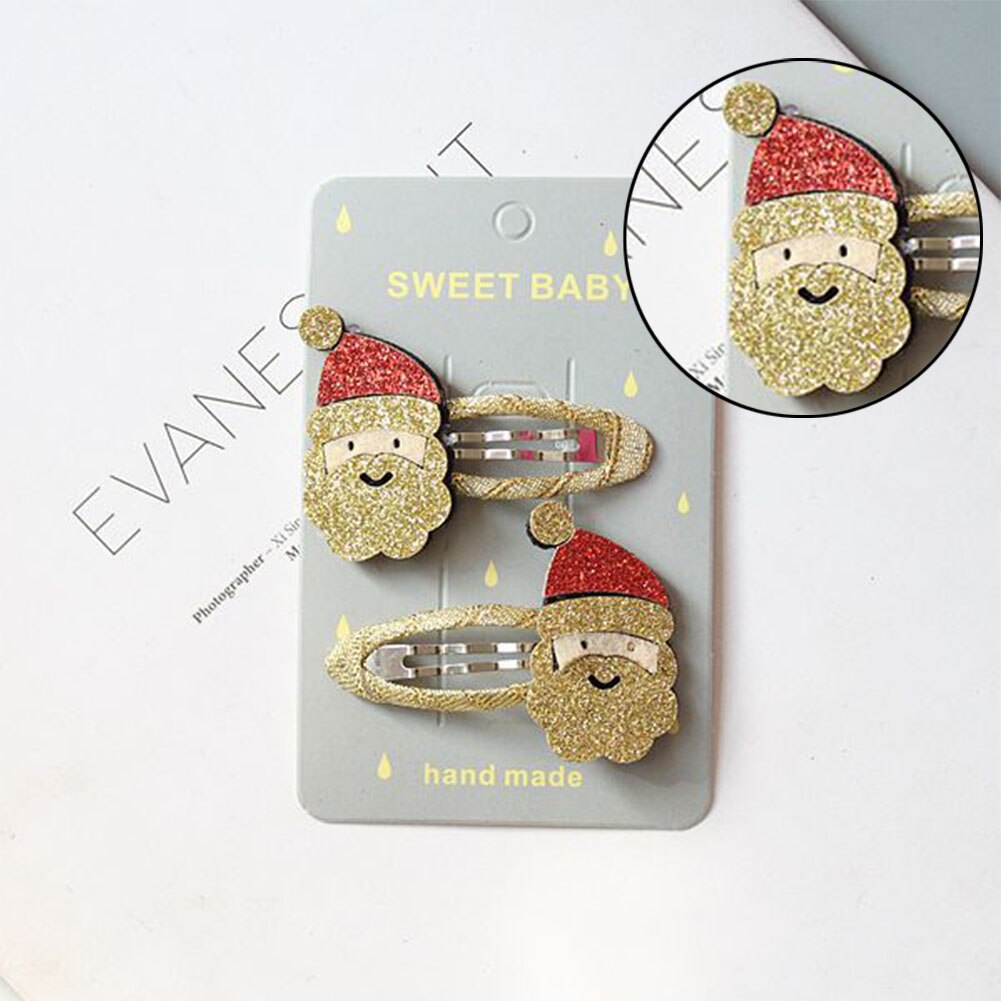 Kerst haarspeld voor meisjes schattige haarclips, haarbandjes, cartoon kinderspeldjes, peuterbedels, sieraden, haaraccessoires