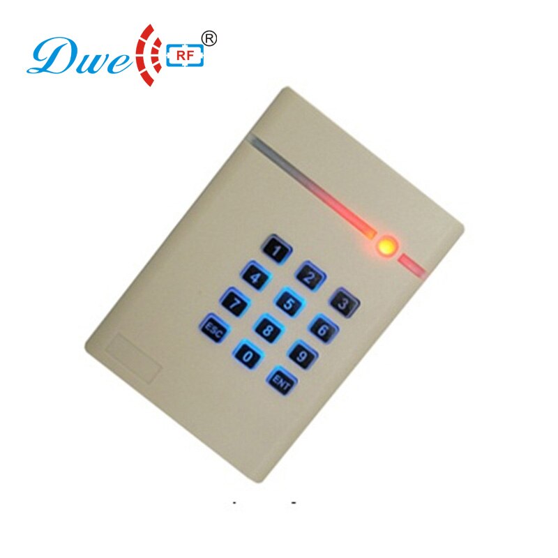 DWE CC RF 125khz wiegand ip65 keypad passport reader for access control: white