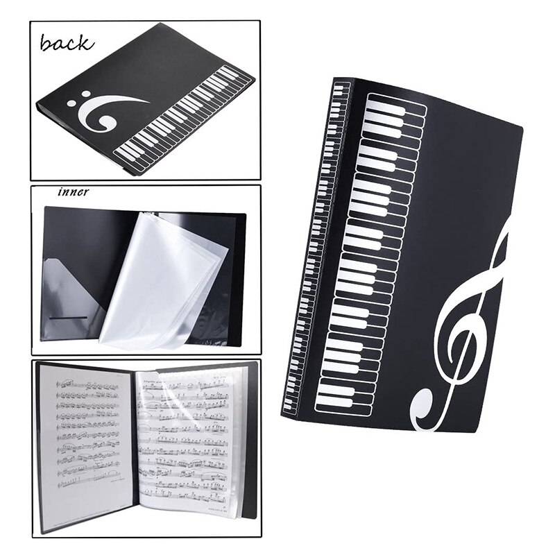 Music Score Folder Band Folder Musician Folder Writing Music Paper File Paper File Storage Folder Folder, 40 Pages