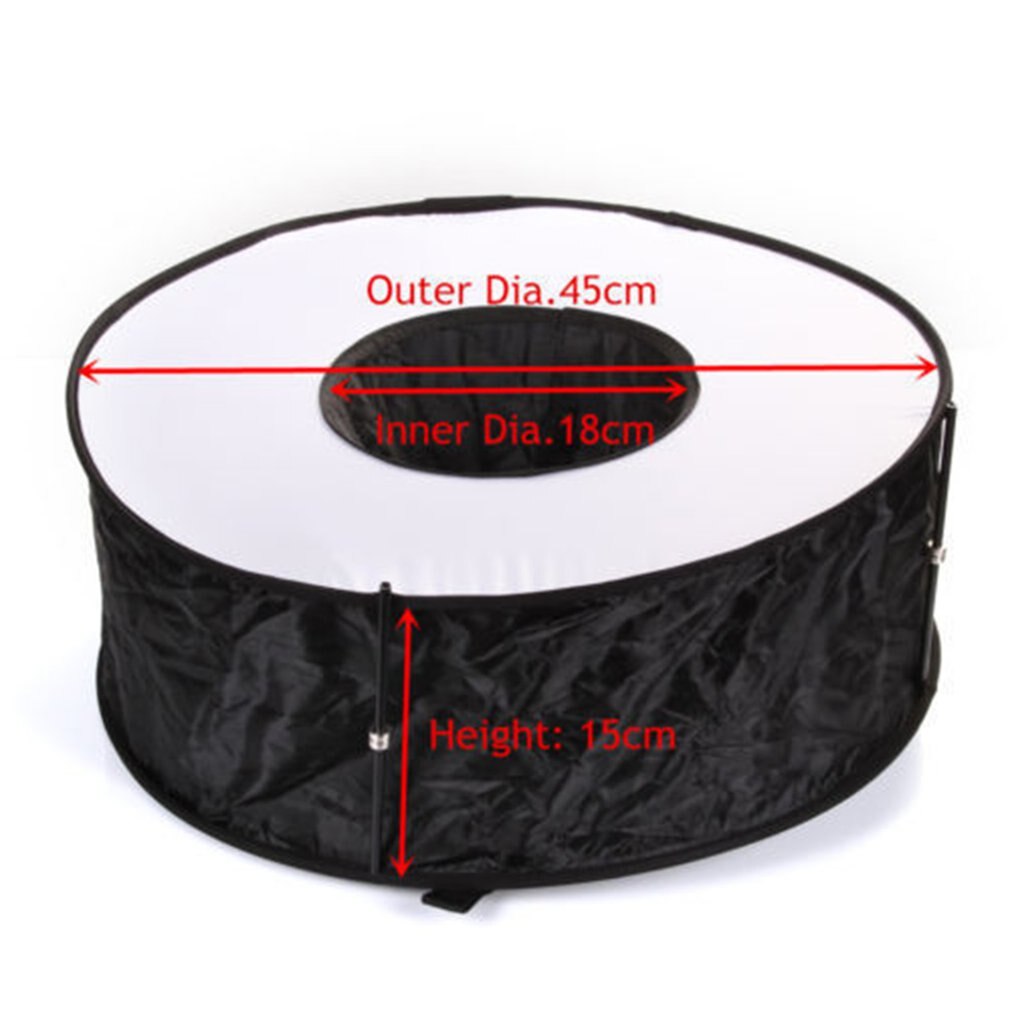 Neue Ring Softbox Blitz Runde Blitz Softbox Faltbare Weichen Blitz-diffusor Kamera