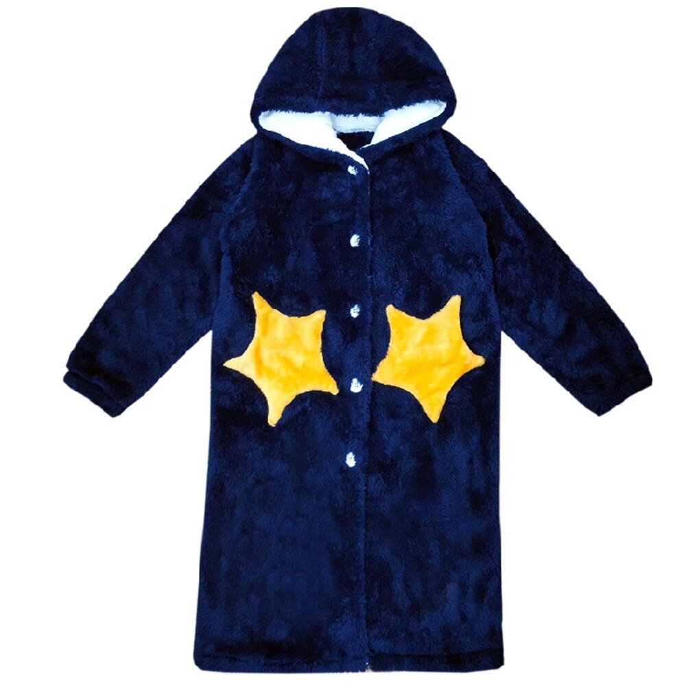 Children Robes star Boys Girls Gown Long Sleeve Hooded Bath Robes Cute One-Piece Baby Boy Girl Bathrobe Children Clothing