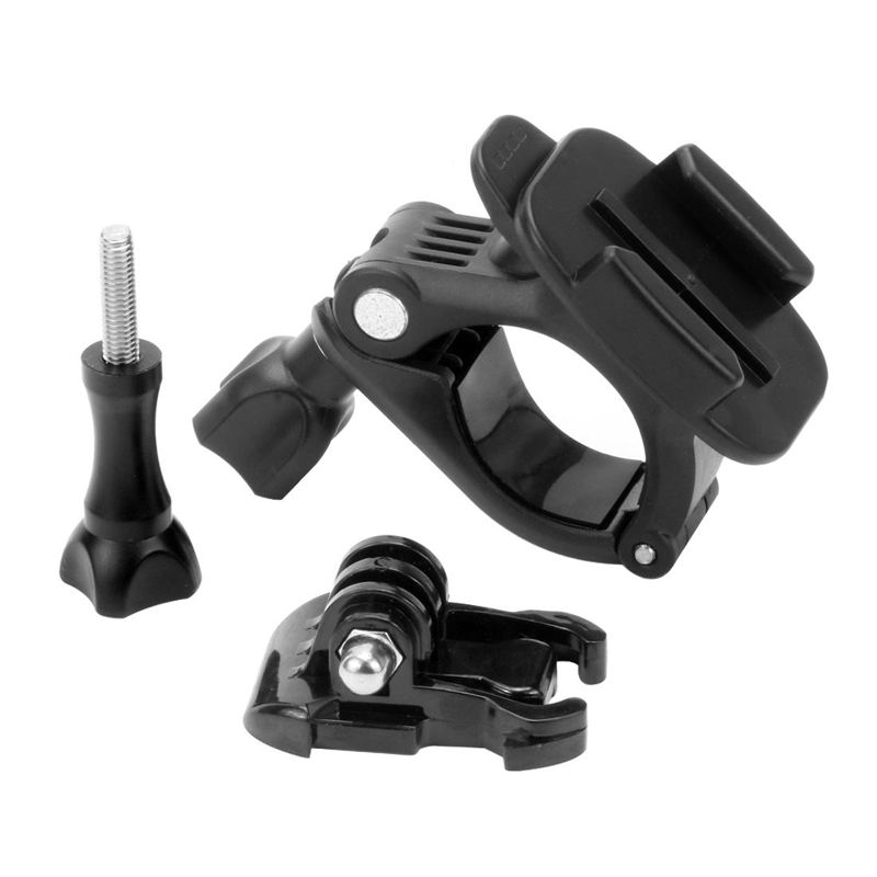 Bicycle Bike Motorcycle Handlebar Handle Bar Mount Bracket Adapter 360 Degree Rotating 25-30Mm Diameter For GOPRO Hero 6 5 4 4+