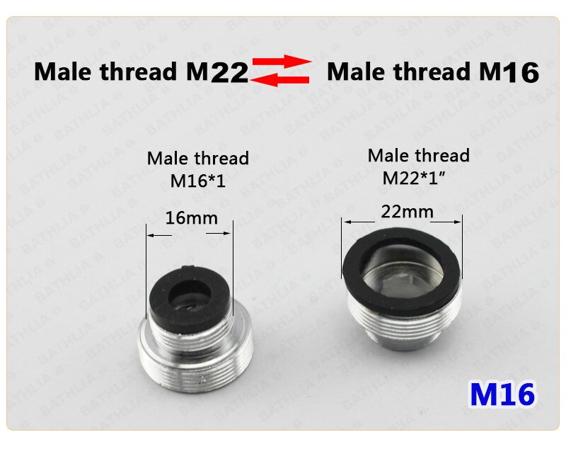 M22 vattenrenare adapter mässing kran luftare kontakt adapter köks kran byte lätt att montera: M16