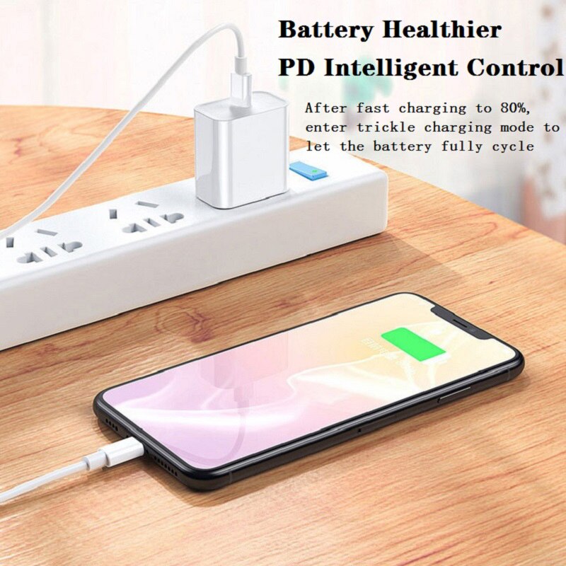 Pd 20w-fach usb-c-schnellladeadapter mit eu-/uk-/us-/au-stecker für iphone 13, 12 pro max , /12/11/ xs/x, pd-ladegerät und ipad air/tragbares ladegerät