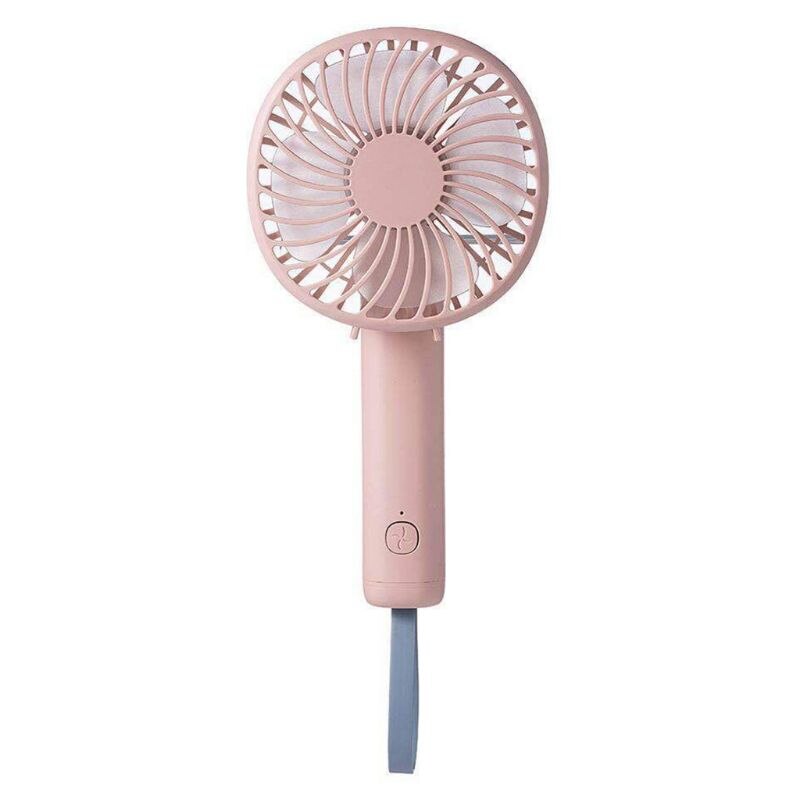 Mini Bureau Ventilator Draagbare Mobiele Houder Fans Handheld Outdoor Usb Ventilator Kleine Desktop U1JE: Roze