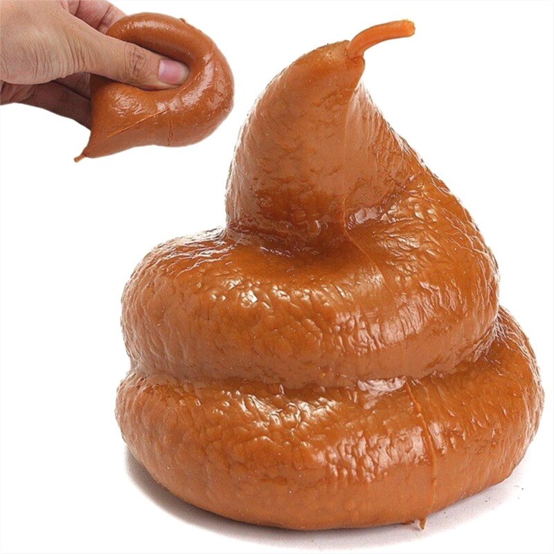 Vendita calda Spaventare maschio Incredibile Turd bavaglio Falso Turd classico Divertente di scherzo gadget Giocattoli Divertenti E scherzi falso Cacca di canna Giocattoli