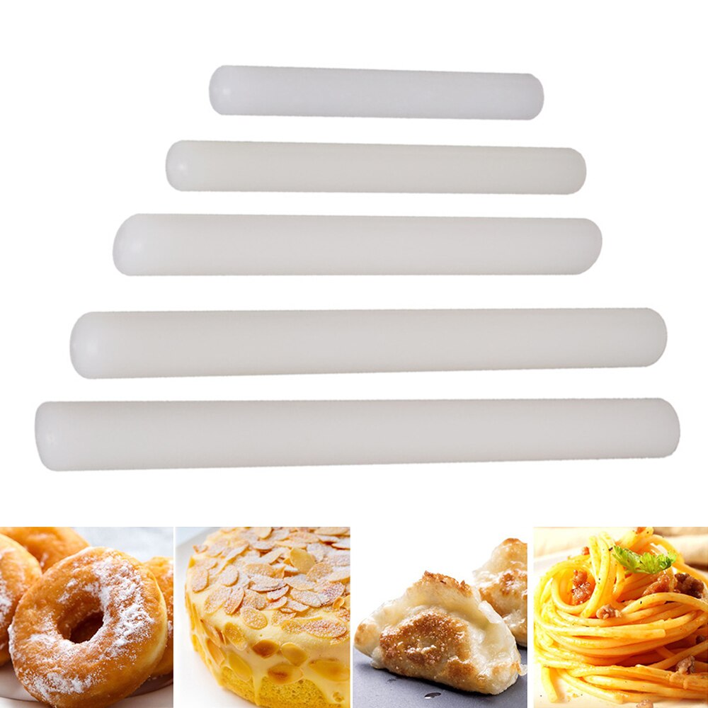 23Cm 30Cm 50Cm Plastic Fondant Roller Deegroller Suiker Cake Deeg Roller Stok Gebak Bakken Decoratie Tool keuken Accessorie