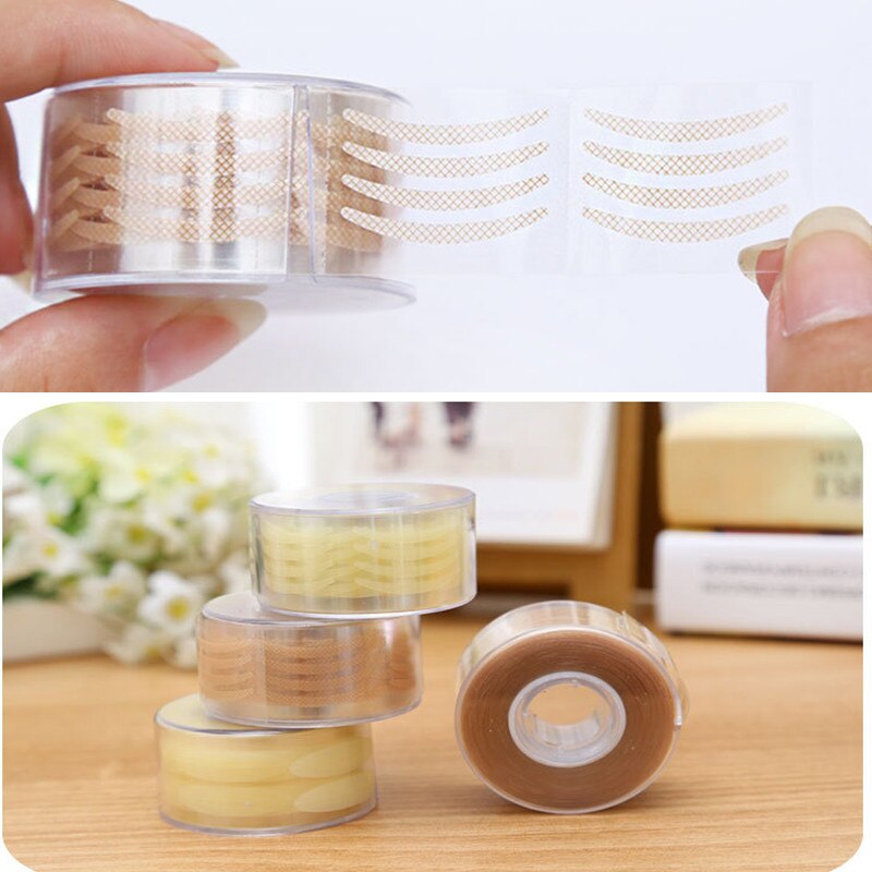 600 stuks make-up heldere beige strepen ooglid dubbele vouw ooglid sticker
