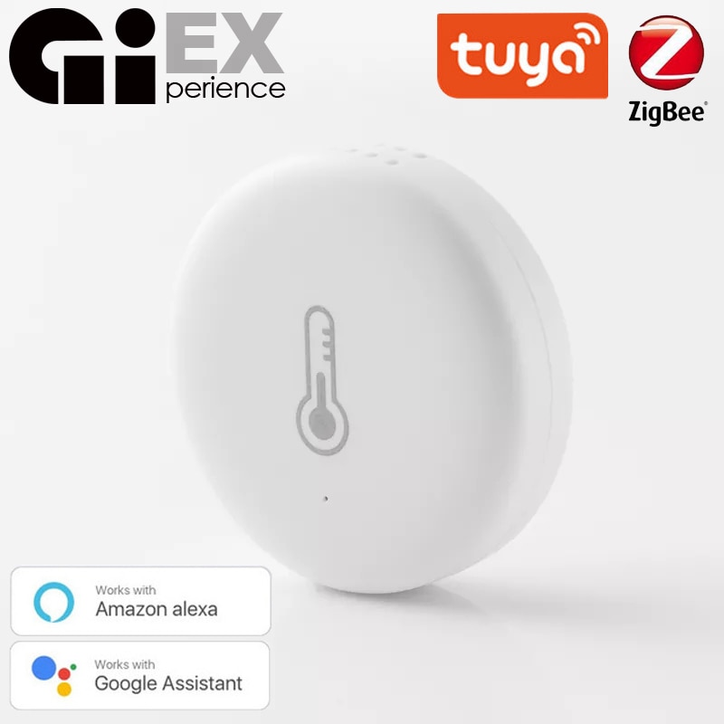 ZIGBEE Smart Air Pressure Temperature Humidity Environment Sensor Work With Android IOS TUYA APP Control