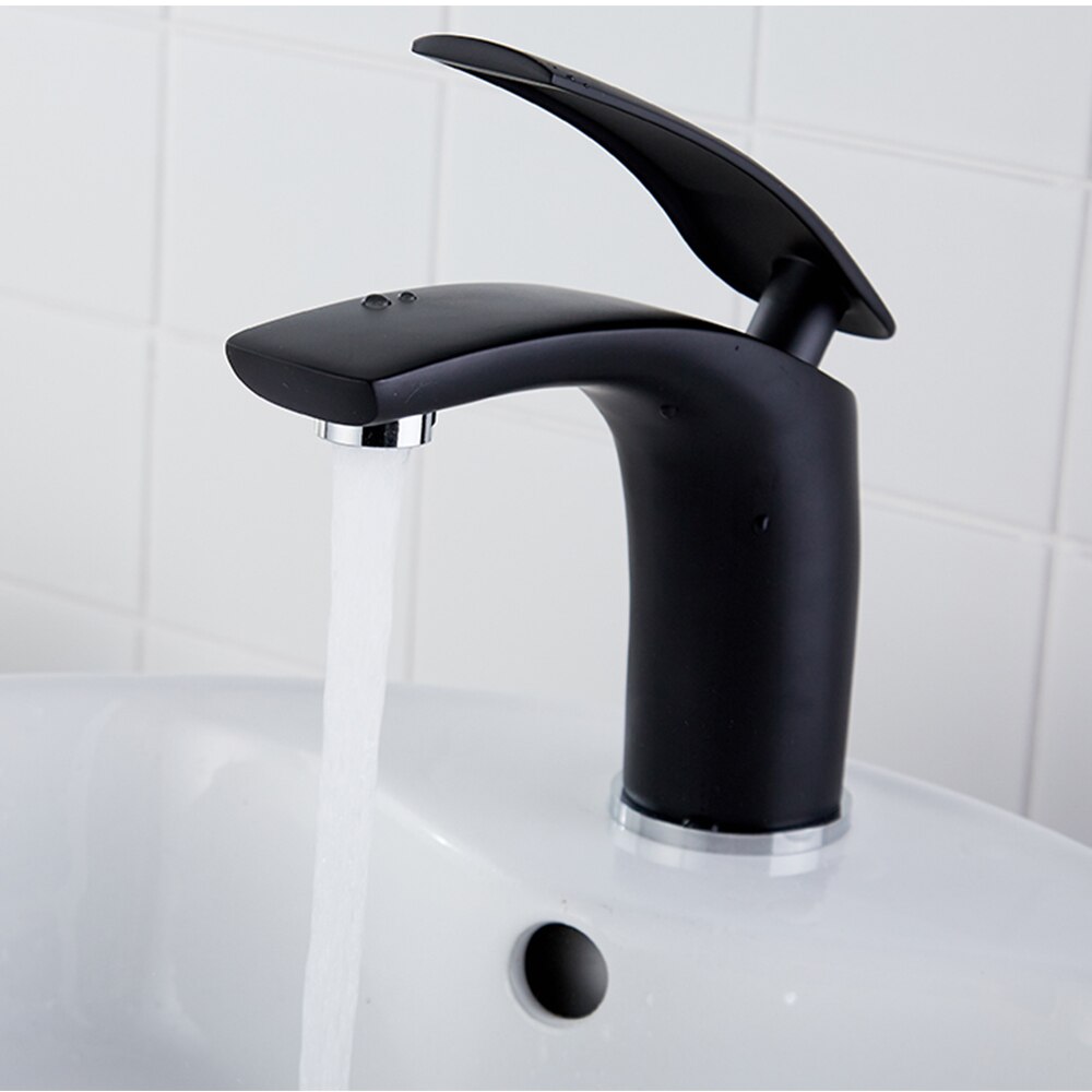 Saeuwtowy Productie Warm En Koud Wastafel Kraan Creatieve Schakelaar Outlet Badkamer Wastafel Kraan Wastafel Kraan Gouden Kleur En Wit