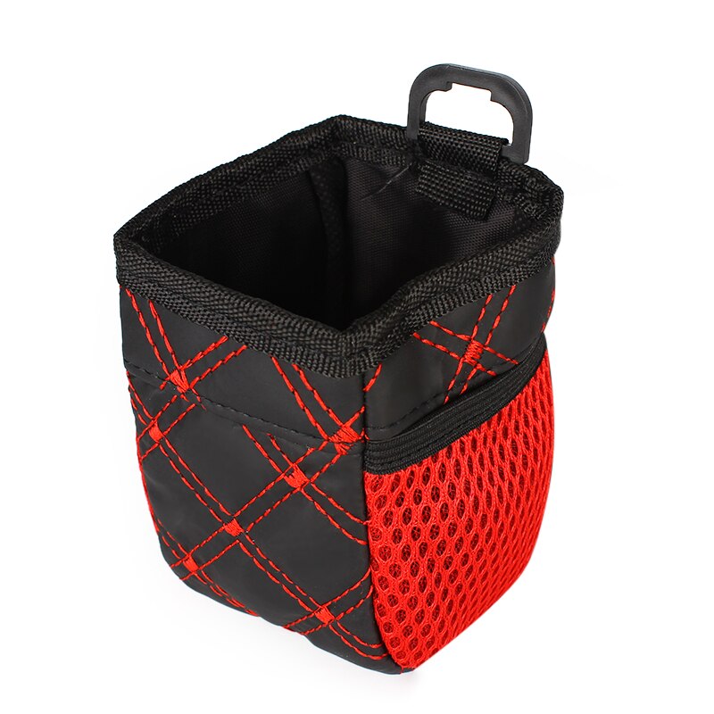 Universal Red Grid Net Car Outlet Storage Bag Phone Holder Pocket Organizer Car Styling Auto Assessories