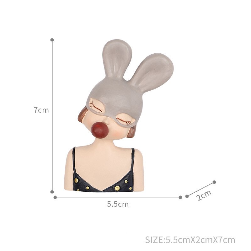 Cartoon Light Switch Sticker Kid Room Wall Decoration Home Resin Switch Sticker Pegatinas Interruptores De Luz: rabbit hear