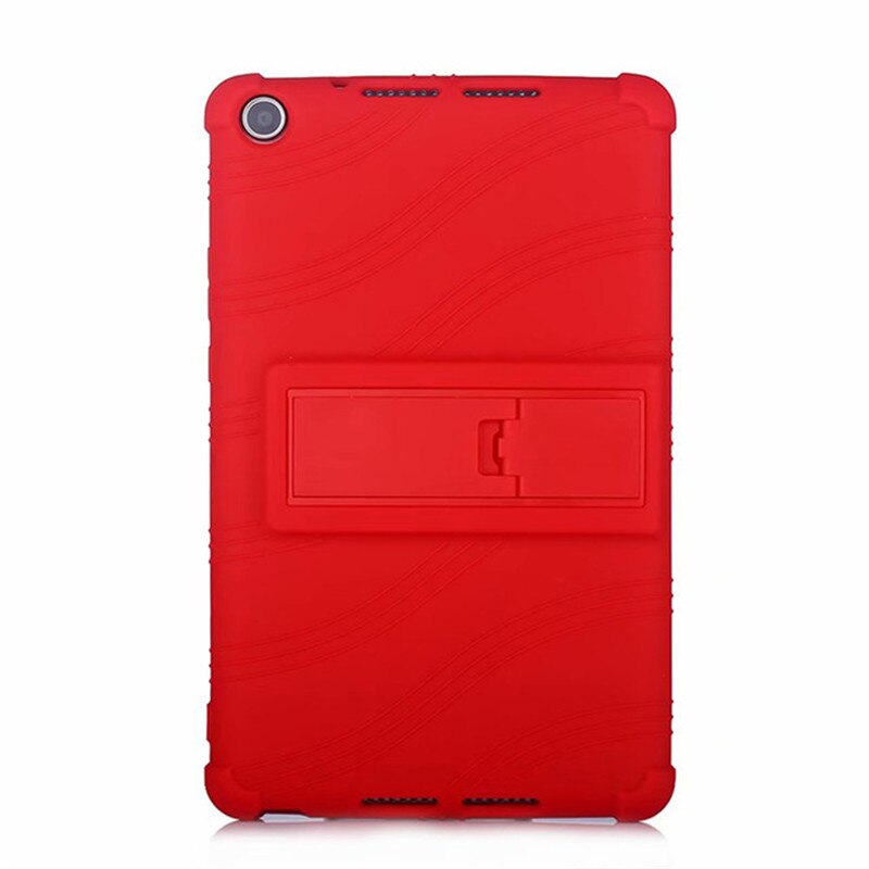 Custodia in Silicone per Huawei MediaPad M5 Lite 8.0 T5 8 &#39;&#39;JDN2-W09 AL00 8.0 pollici custodia morbida per Huawei Honor Pad 5 8 tablet # N: Red